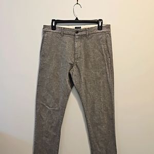 J. Crew Flex Slim-fit Chinos, gray. Men's W30 x L30.
